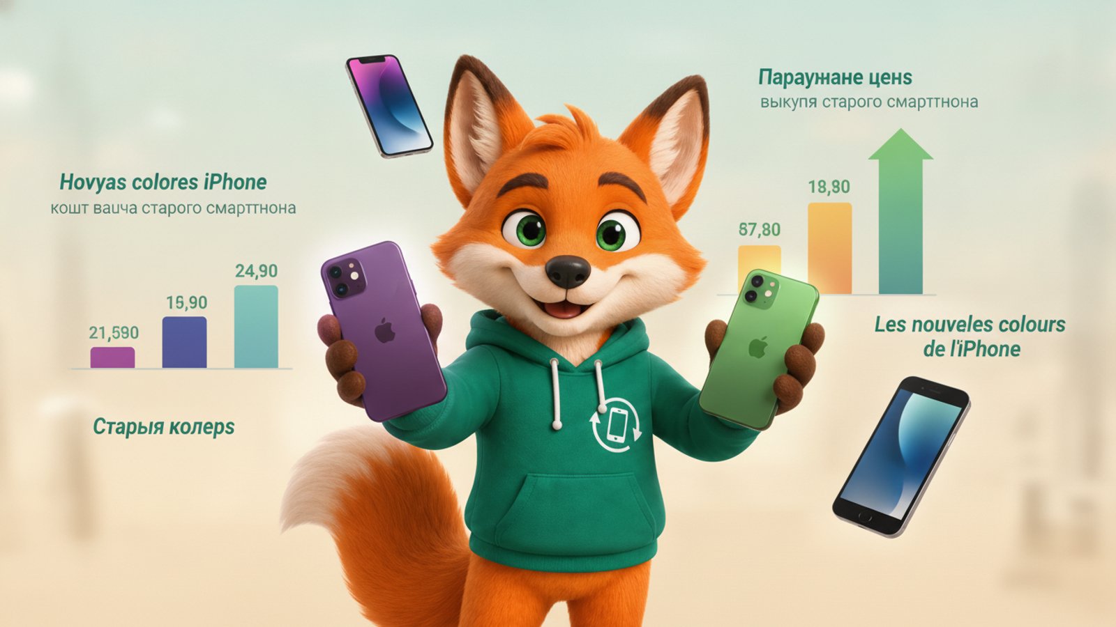 Новыя колеры iPhone: як яны ўплываюць на кошт вашага старога смартфона?