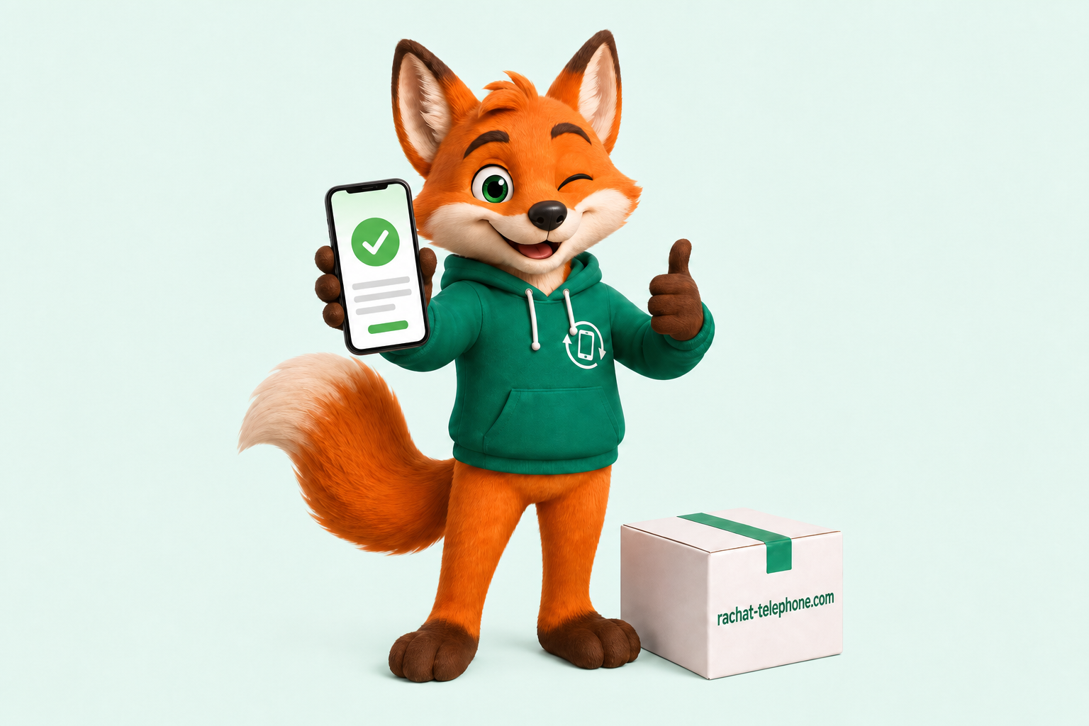 Fox, rachat-telephone.com mascot